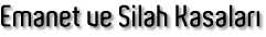 Emanet ve Silah Kasalar